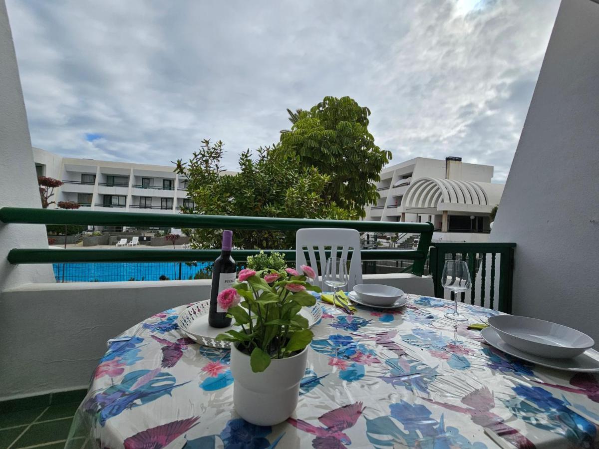 Casa Palmera 3 Only 150 Metres To The Beach, Heated Pool, Wifi, Sat-Tv, Balcony Arona  Eksteriør bilde
