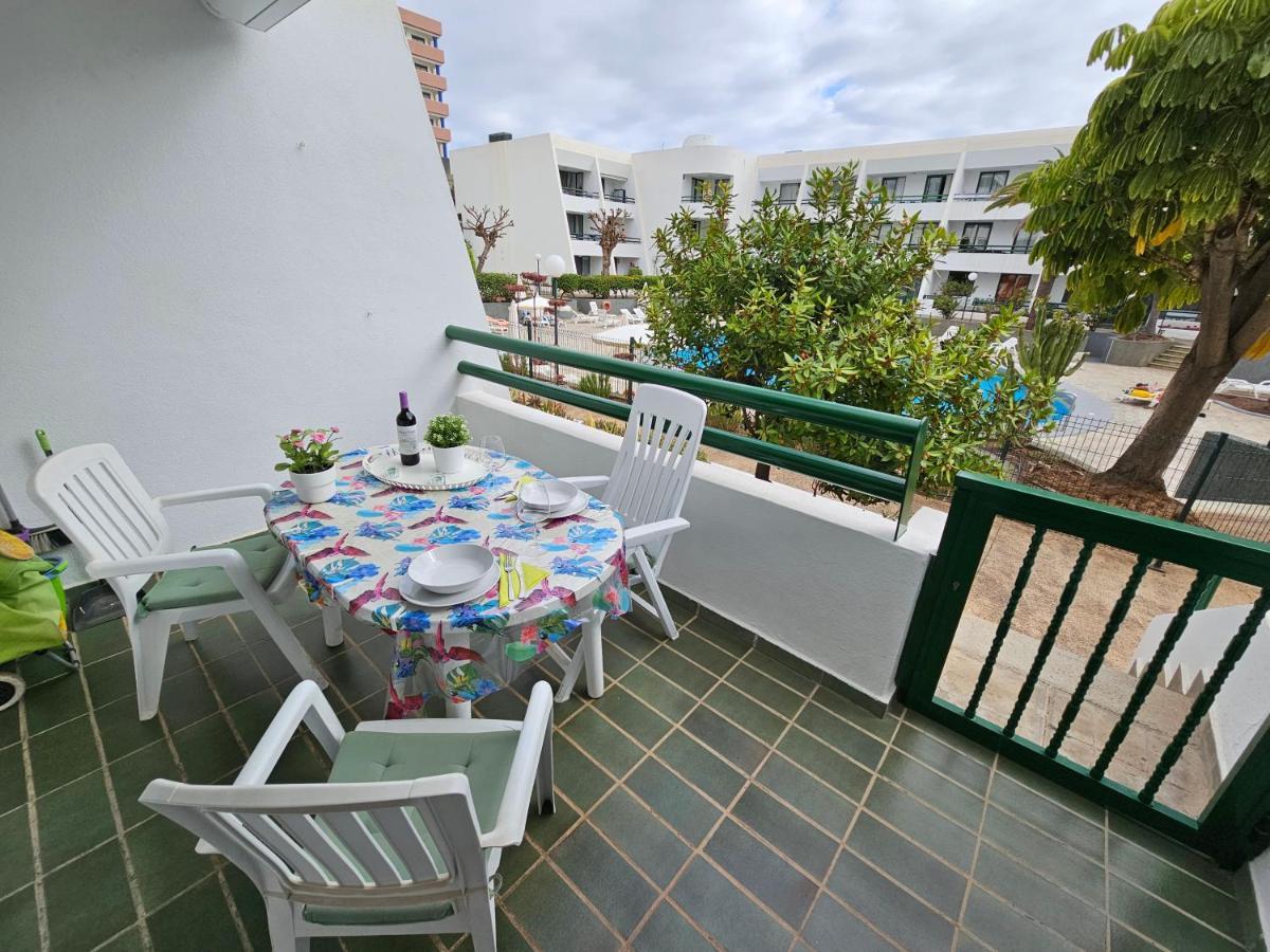 Casa Palmera 3 Only 150 Metres To The Beach, Heated Pool, Wifi, Sat-Tv, Balcony Arona  Eksteriør bilde